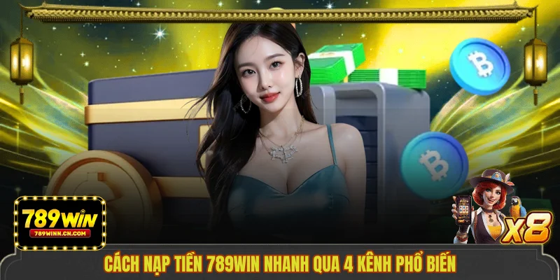 Cách nạp tiền 789WIN nhanh qua 4 kênh phổ biến 